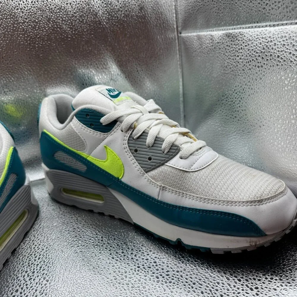 Size 14‎ Nike Air Max III Mens Spruce Hot Lime White Running Shoes CZ2908-100
